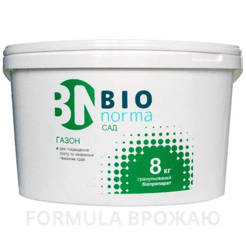 Біонорма Газон гранула 8 кг фото
